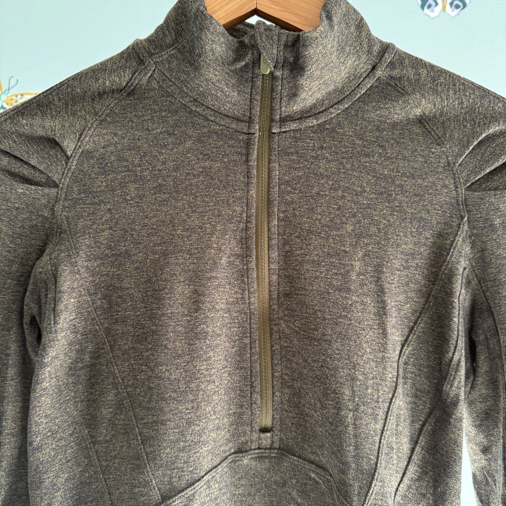 lululemon athletica Gray Zip-Up Women's Quarter Zip